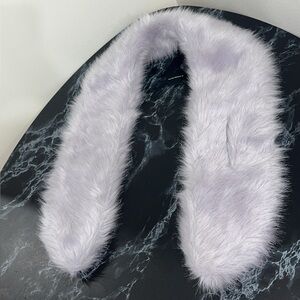 CLUB MONACO Faux Fur Lavender Scarf Wrap One Size AUTHENTIC NWT